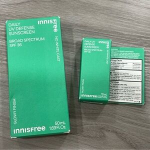 Innisfree Daily UV Defense Sunscreen Broad Spectrum SPF 36 + mini #kbeauty
